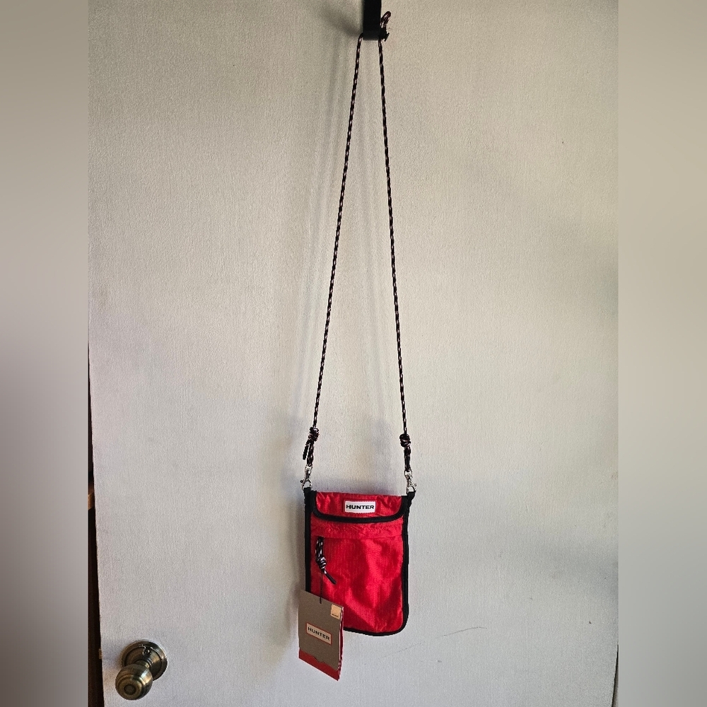 Hunter Red Crossbody Bag NWT